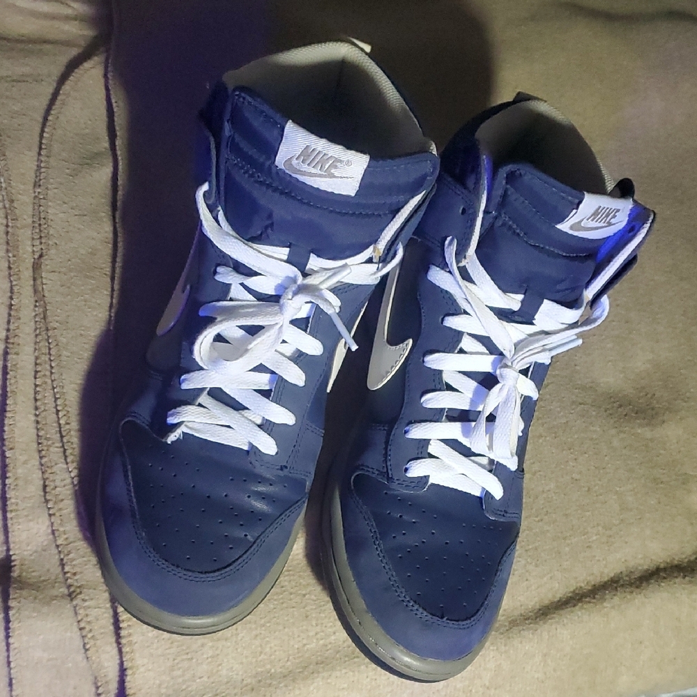 Nike Navy/White Dunk High